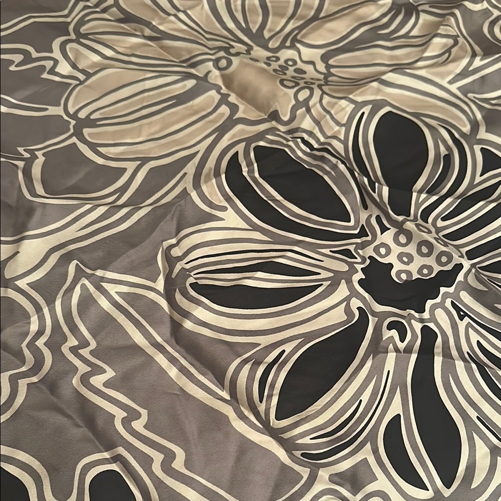 Richard Allan Floral Patterned Scarf